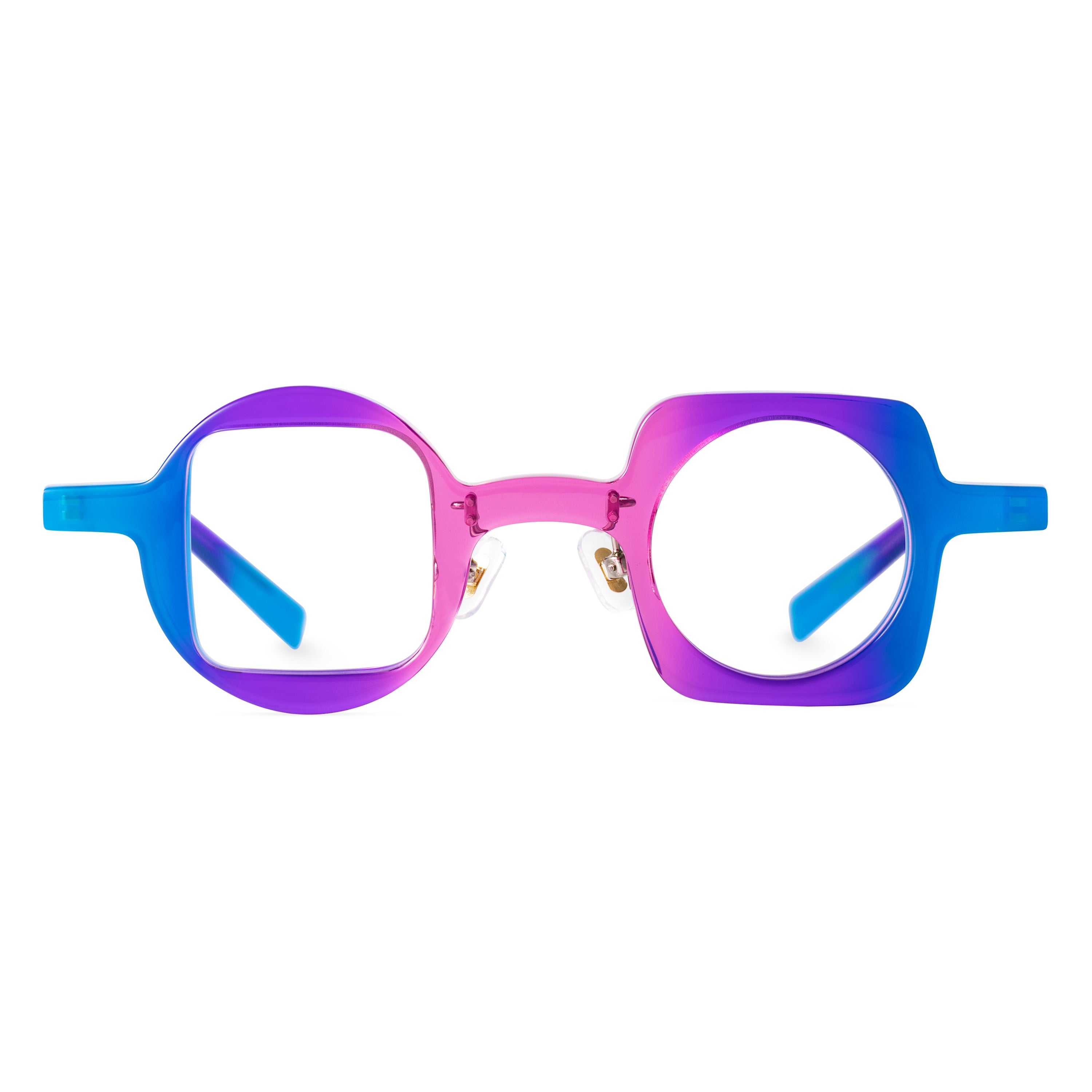 Bany | Square and Round/Purple/Acetate