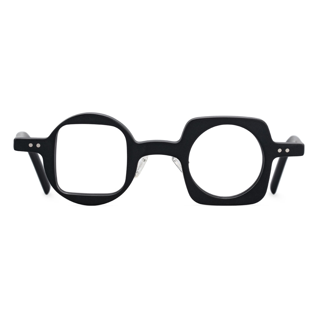 Fawn | Square and Round/Black/Acetate