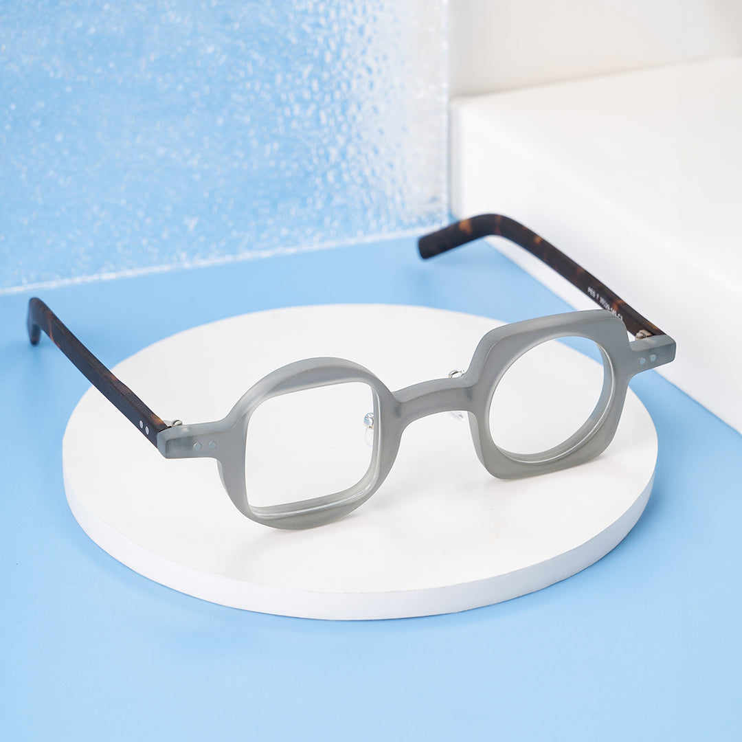 Fawn | Square and Round/Grey/Acetate
