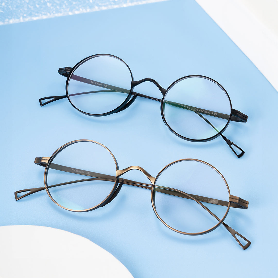 bronze eyeglasses