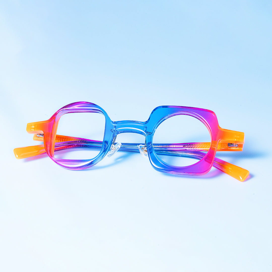 Bany |Square and Round/Multicolor/Acetate