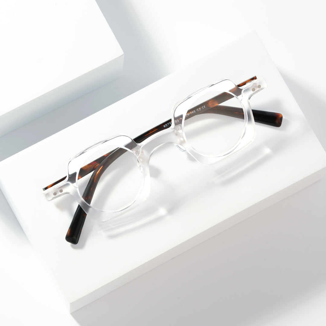 Linye | Square and Round/Clear/Acetate