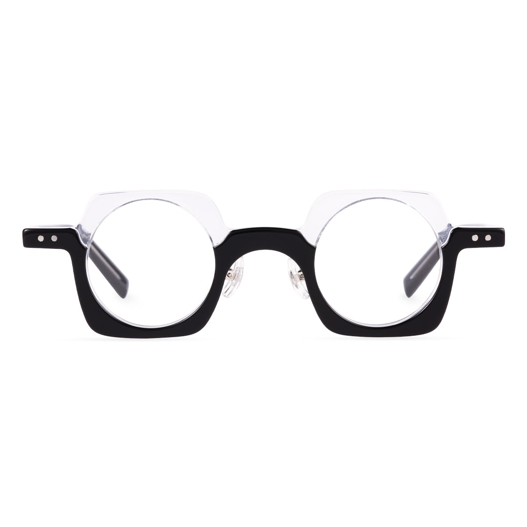 Linye | Square and Round/Black/Acetate