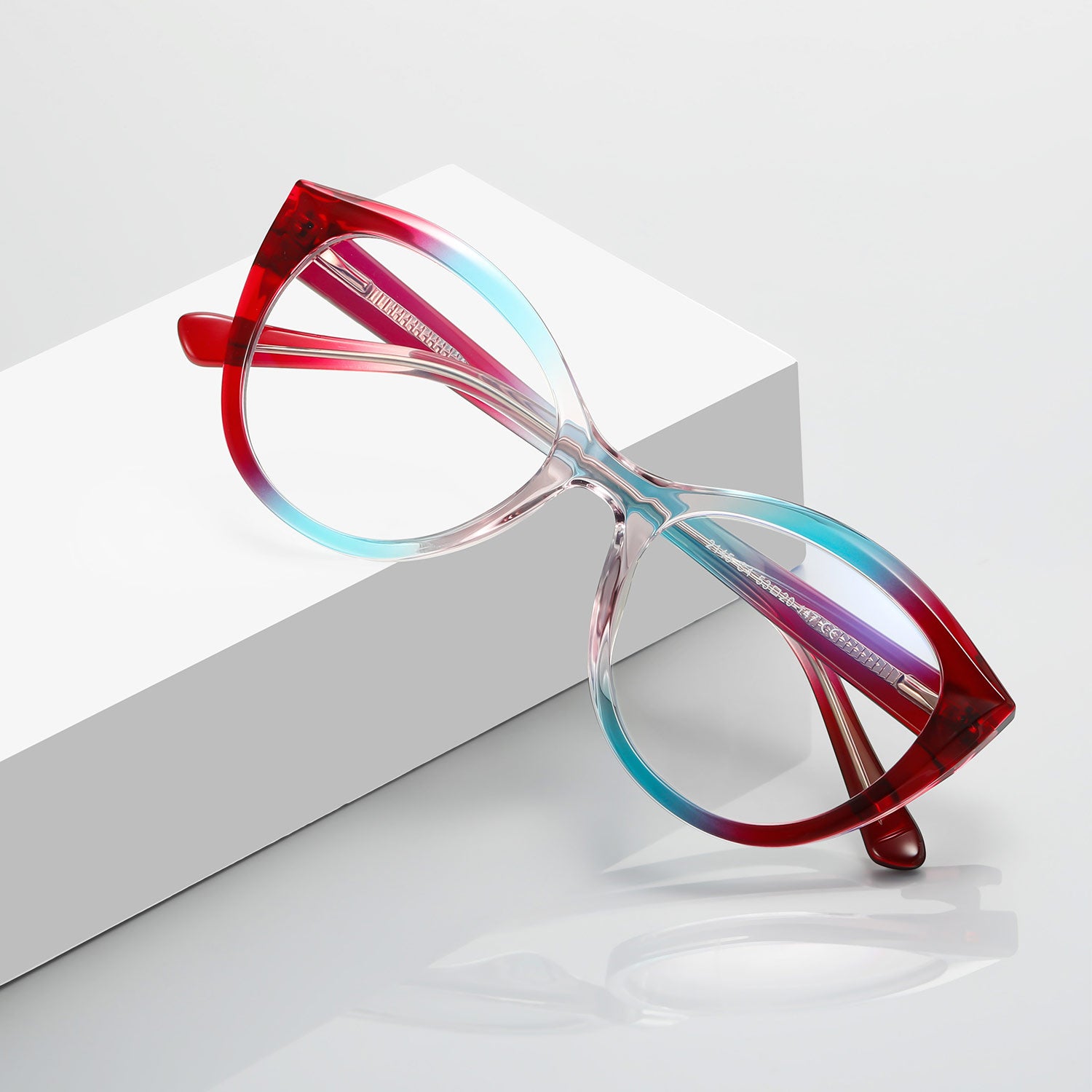 Beam | Cat Eye/Red/TR90 - Eyeglasses | ELKLOOK
