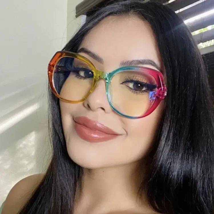 Rainbow Frame Glasses