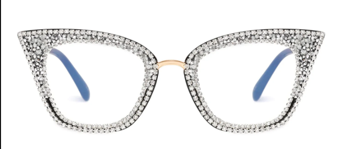 Rhinestone Eyeglasses: Adding Sparkle and Glamour to Your Everyday Look