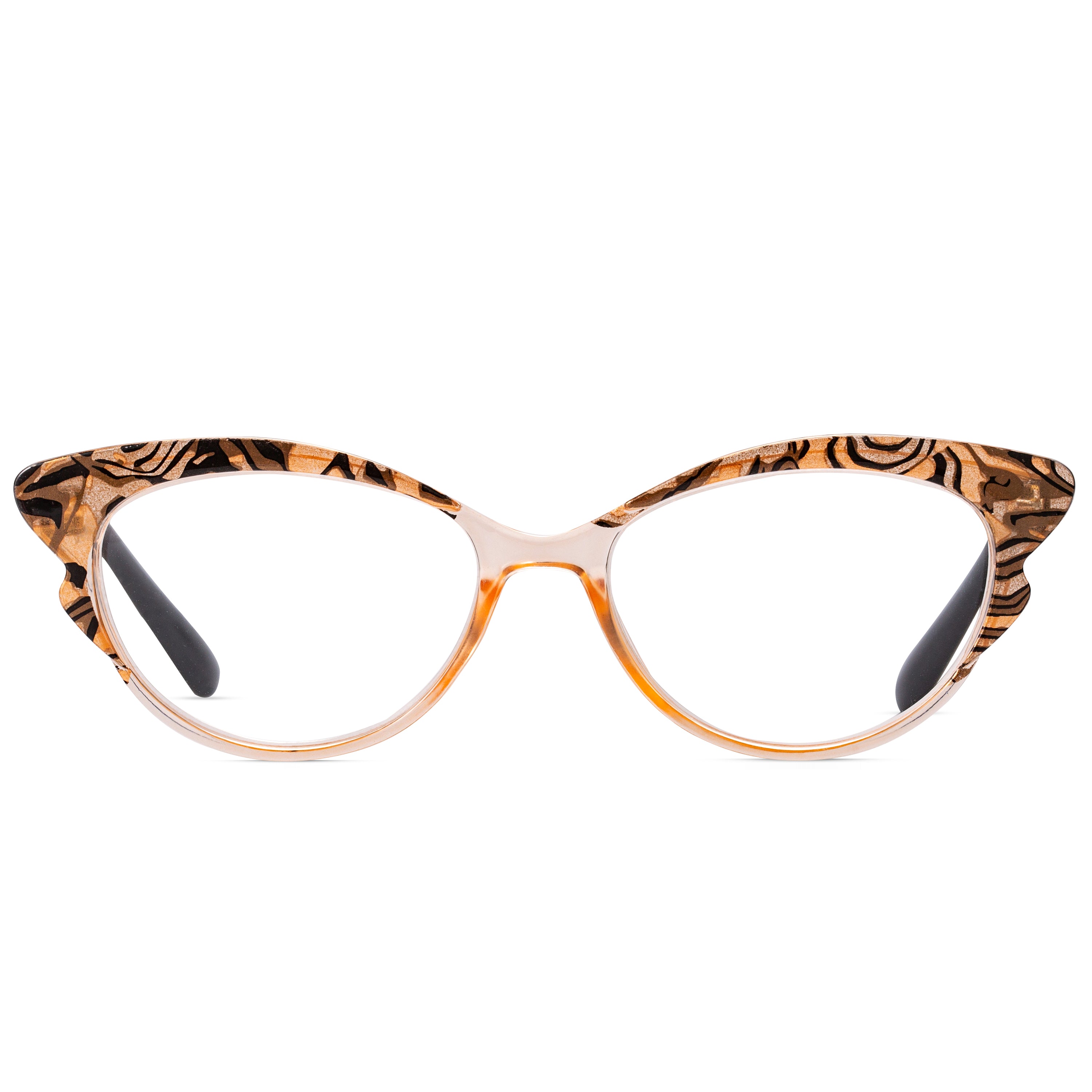 Chanel Cat Eye Glasses in Brown