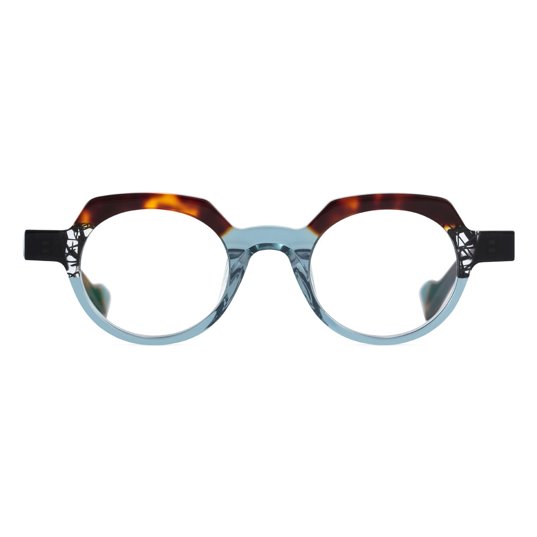 Miguell | Geometric/Blue/Acetate