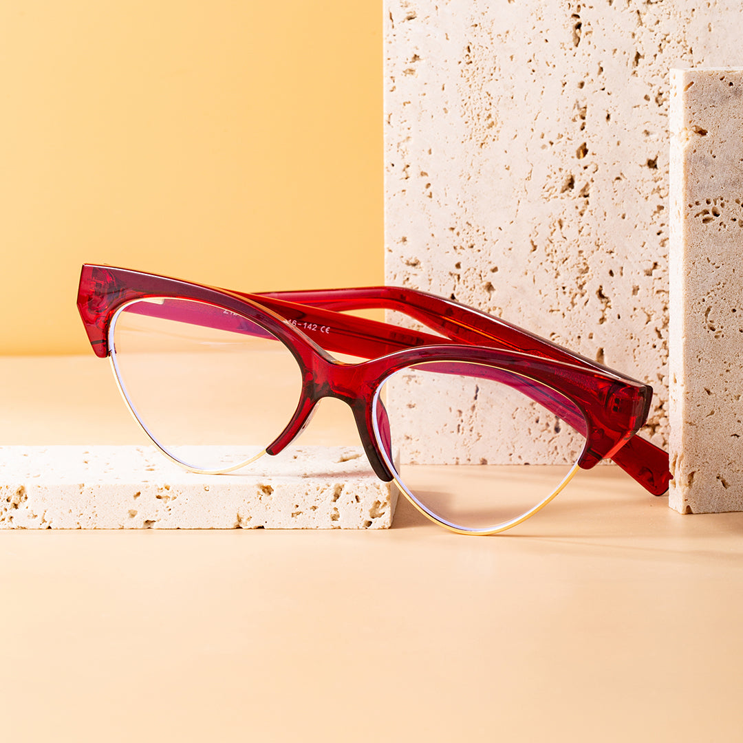 Fanty | Cat Eye/Red/Acetate