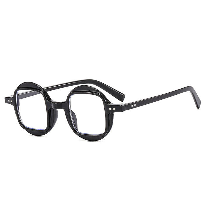 black round frame glasses for men