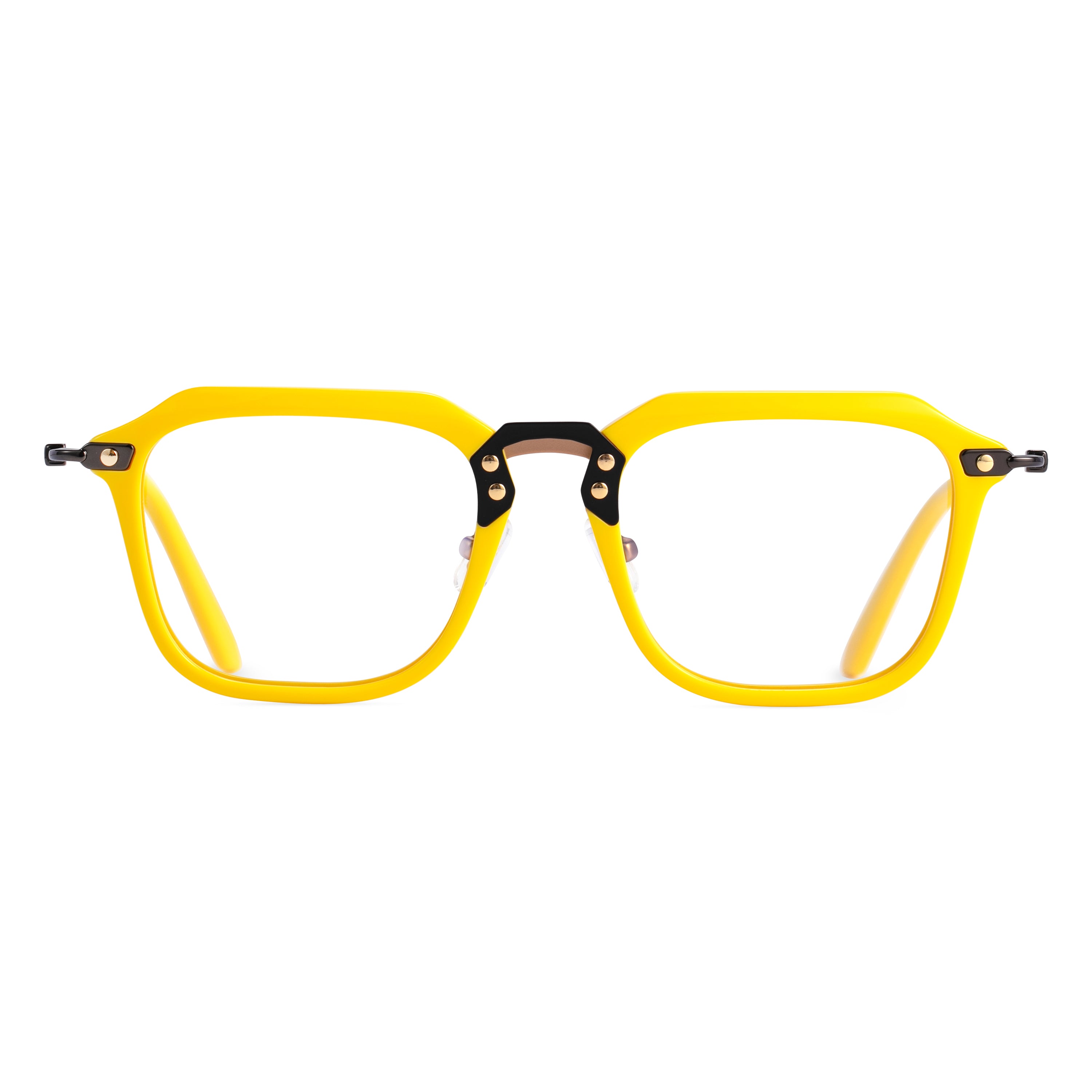 Carmen | Square/Yellow/Stainless Steel
