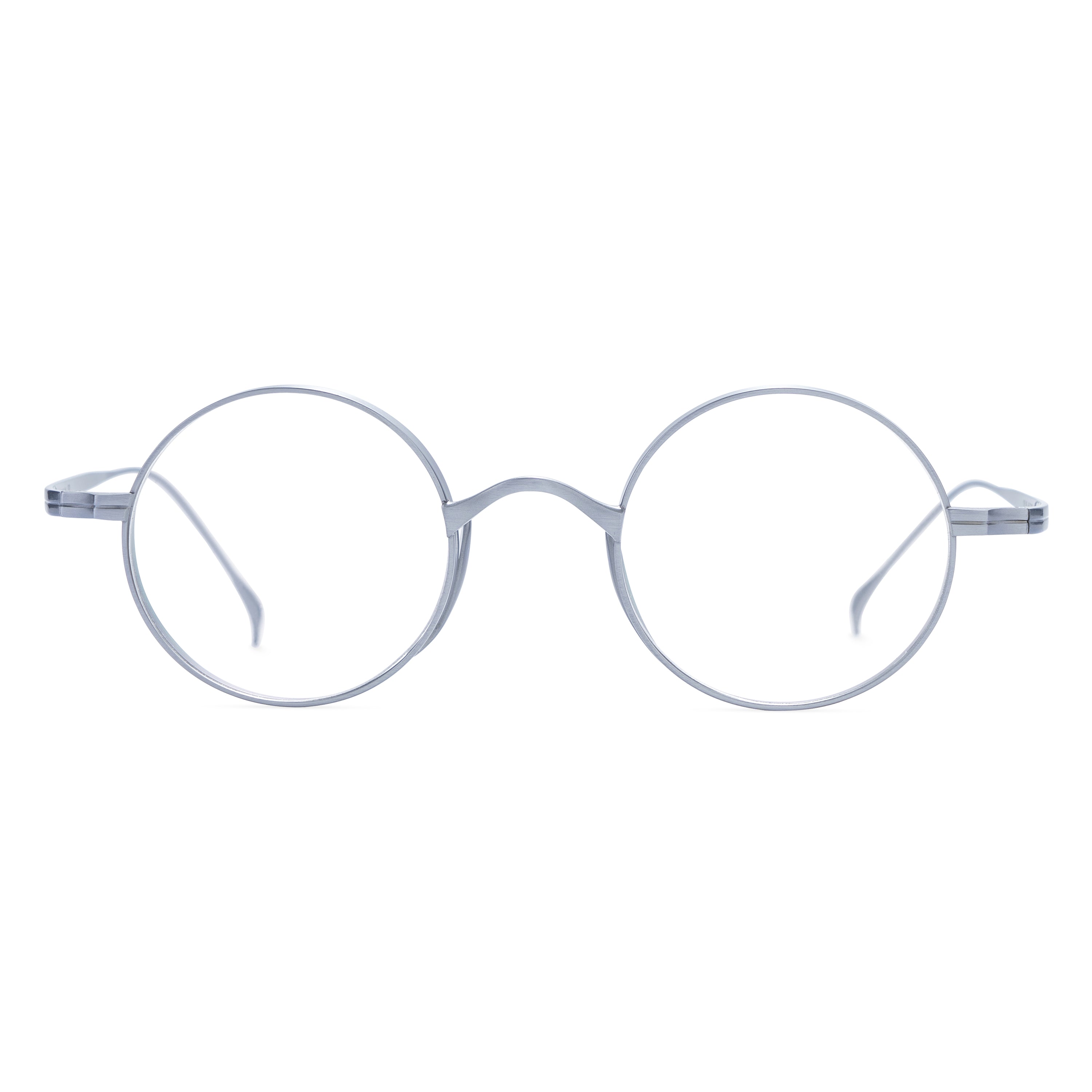 round silver eyeglasses