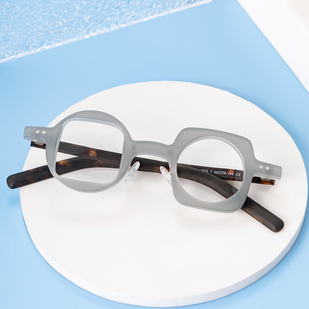 Fawn | Square and Round/Grey/Acetate