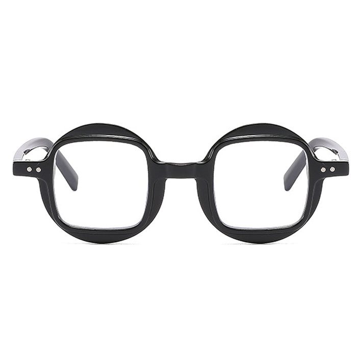 black round frame glasses