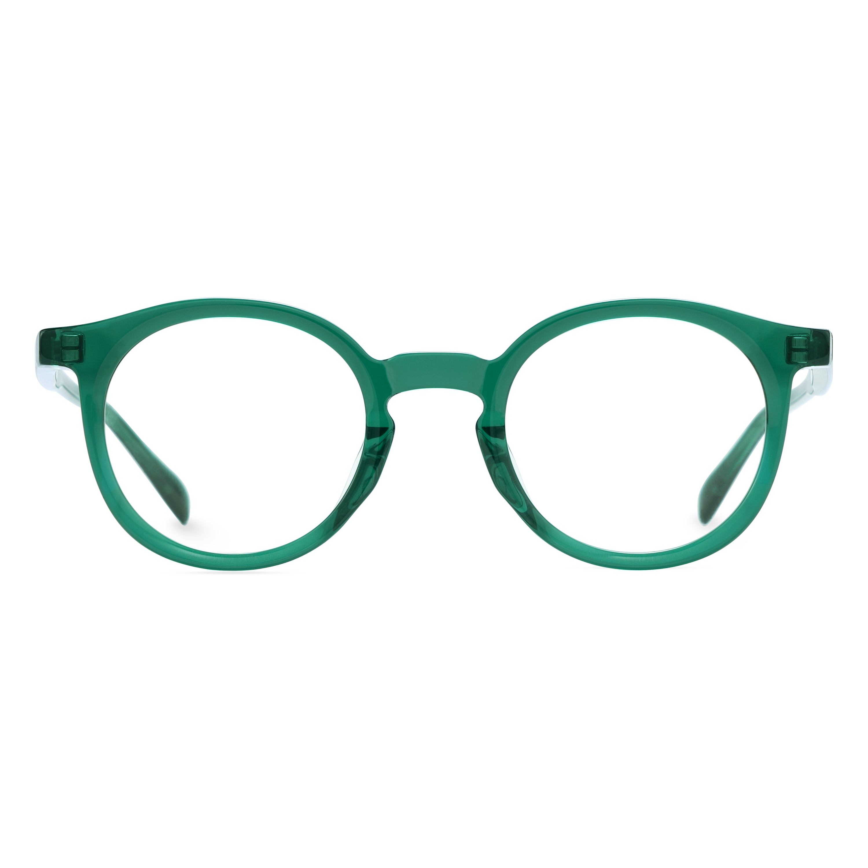green round eyeglasses