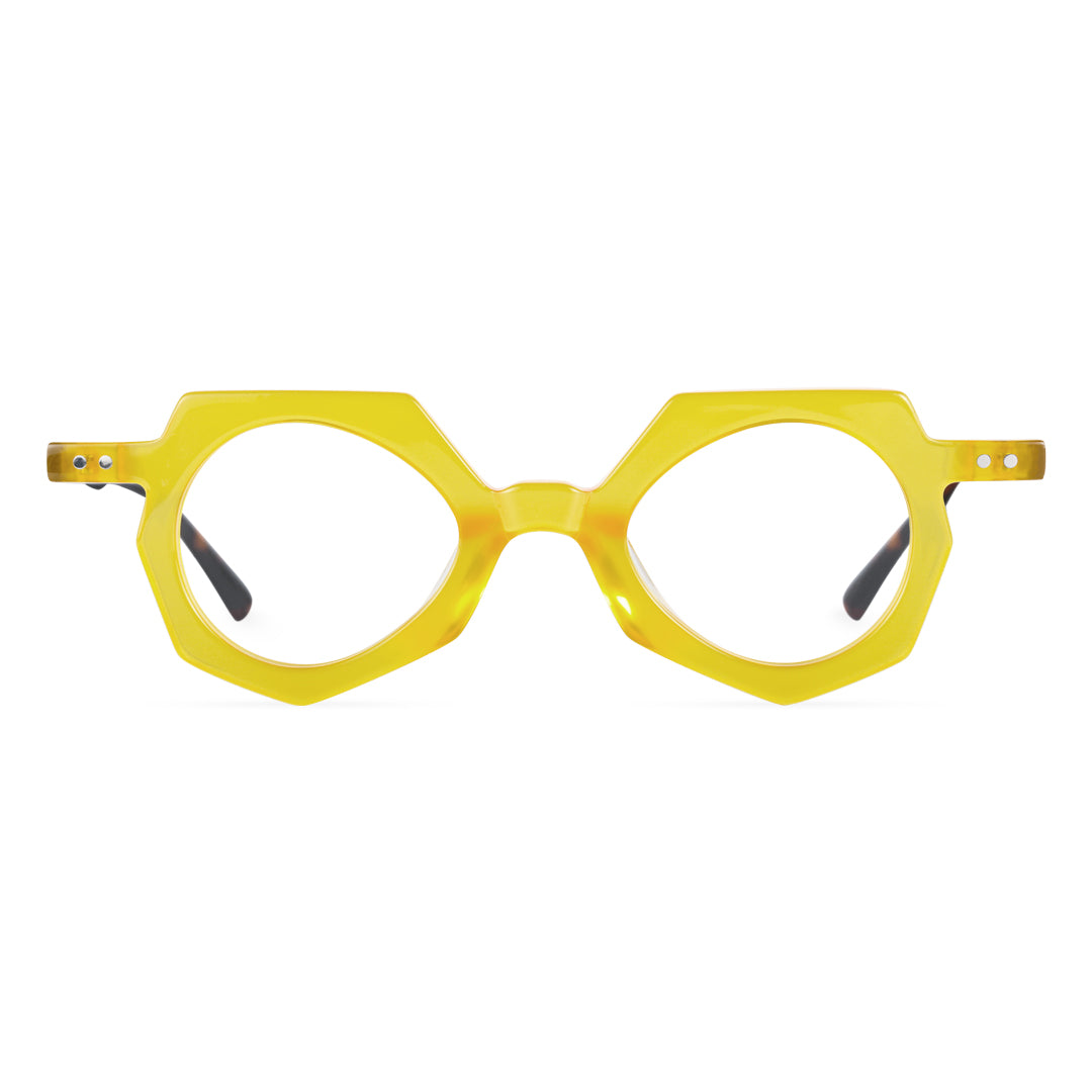 Coral | Round/Yellow/Acetate