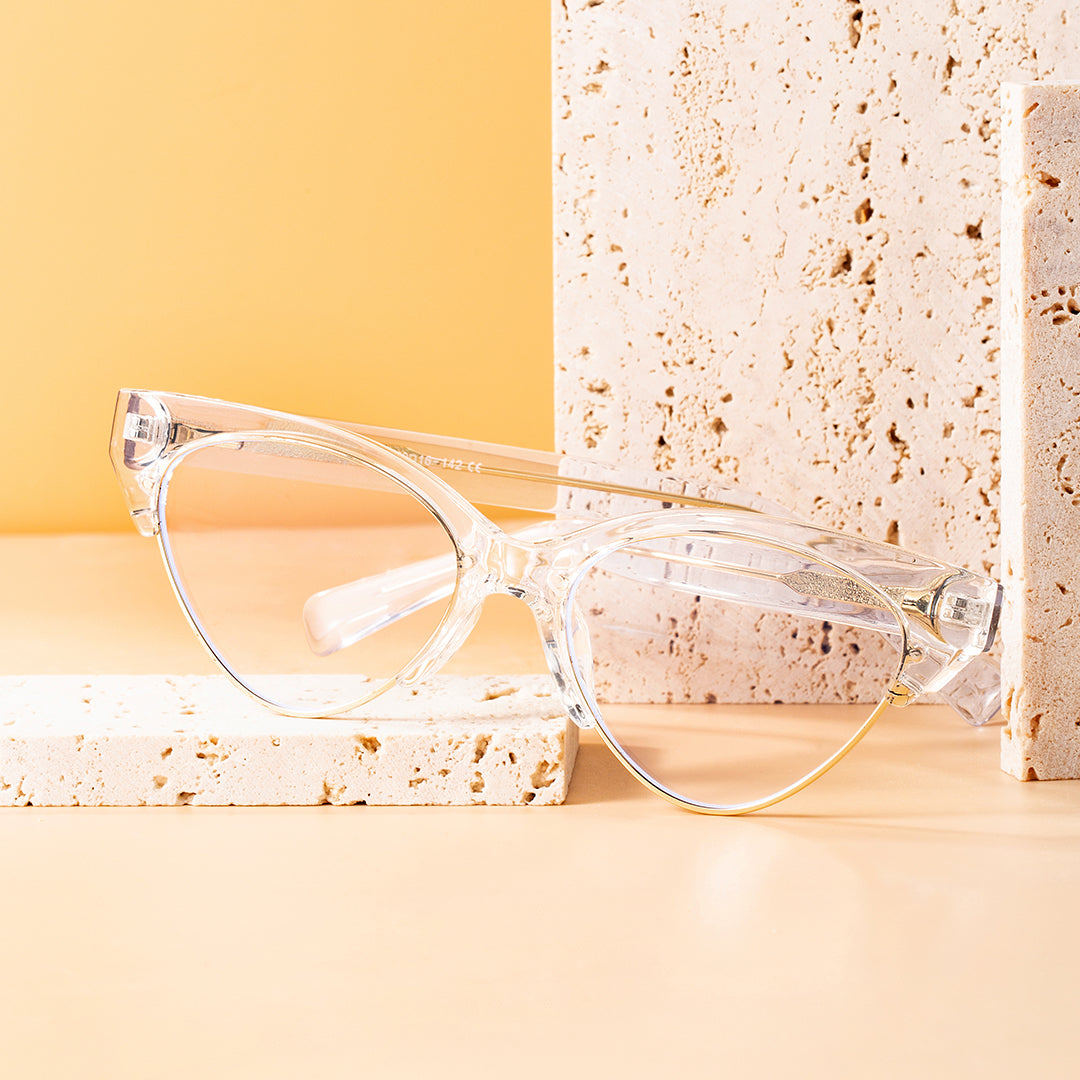 Fanty-4 | Cat Eye/Clear/Acetate