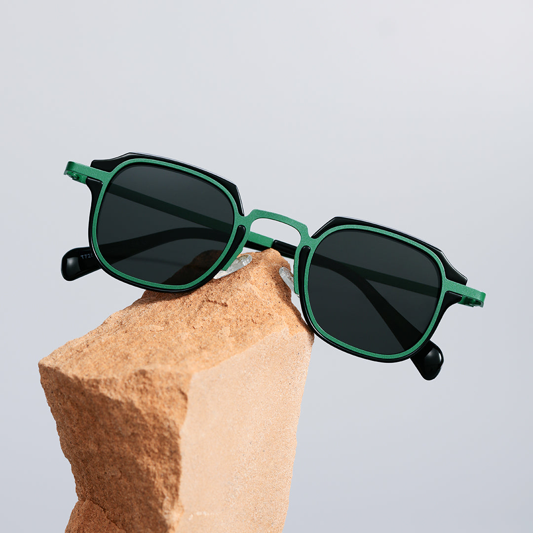 Bela | Geometric/Green/TR90＋Metal