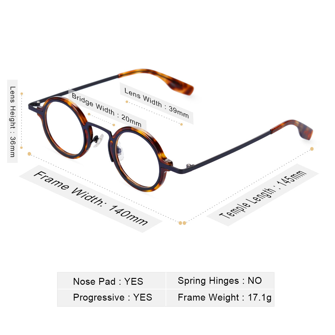 Kyire | Round/Tortoise/Acetate