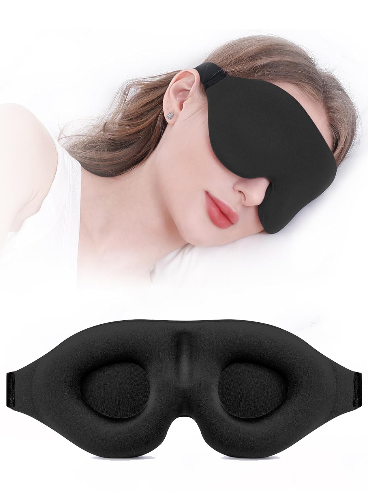 3D Sleep Eye Mask for Side Sleeper