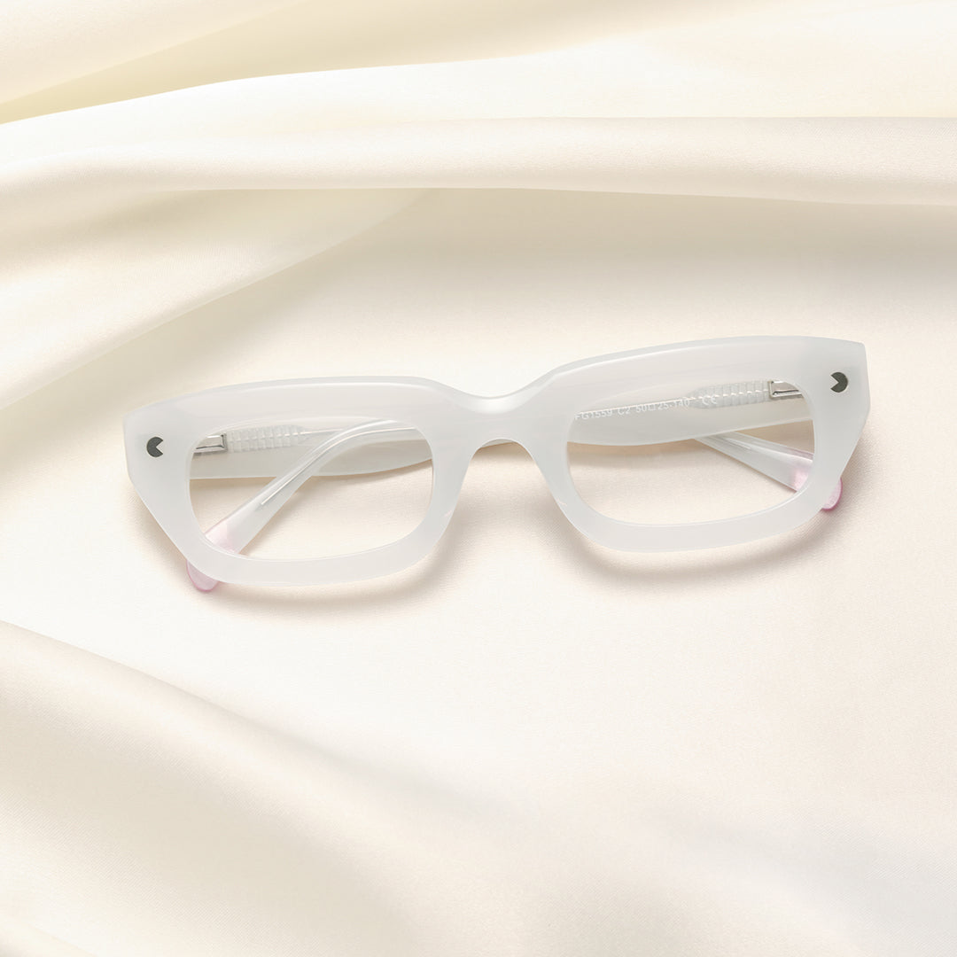 Kicc | Rectangle/White/Acetate