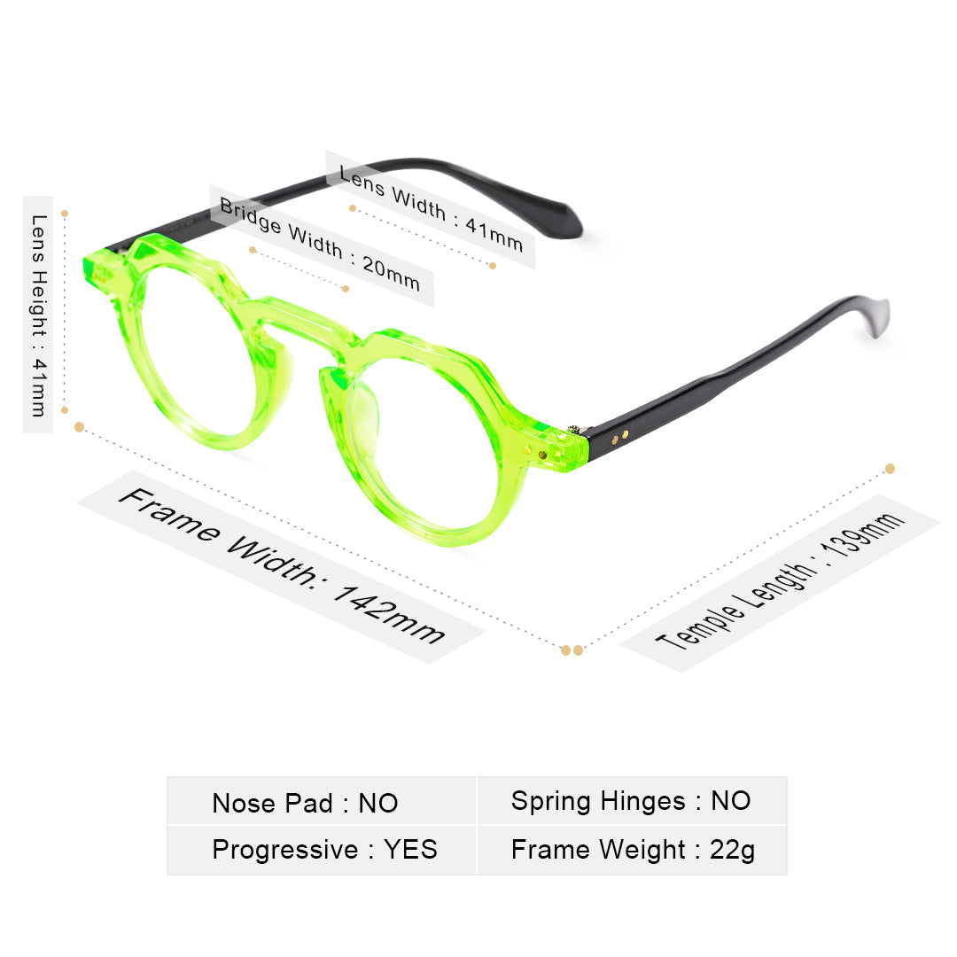 fluorescent green sunglasses
