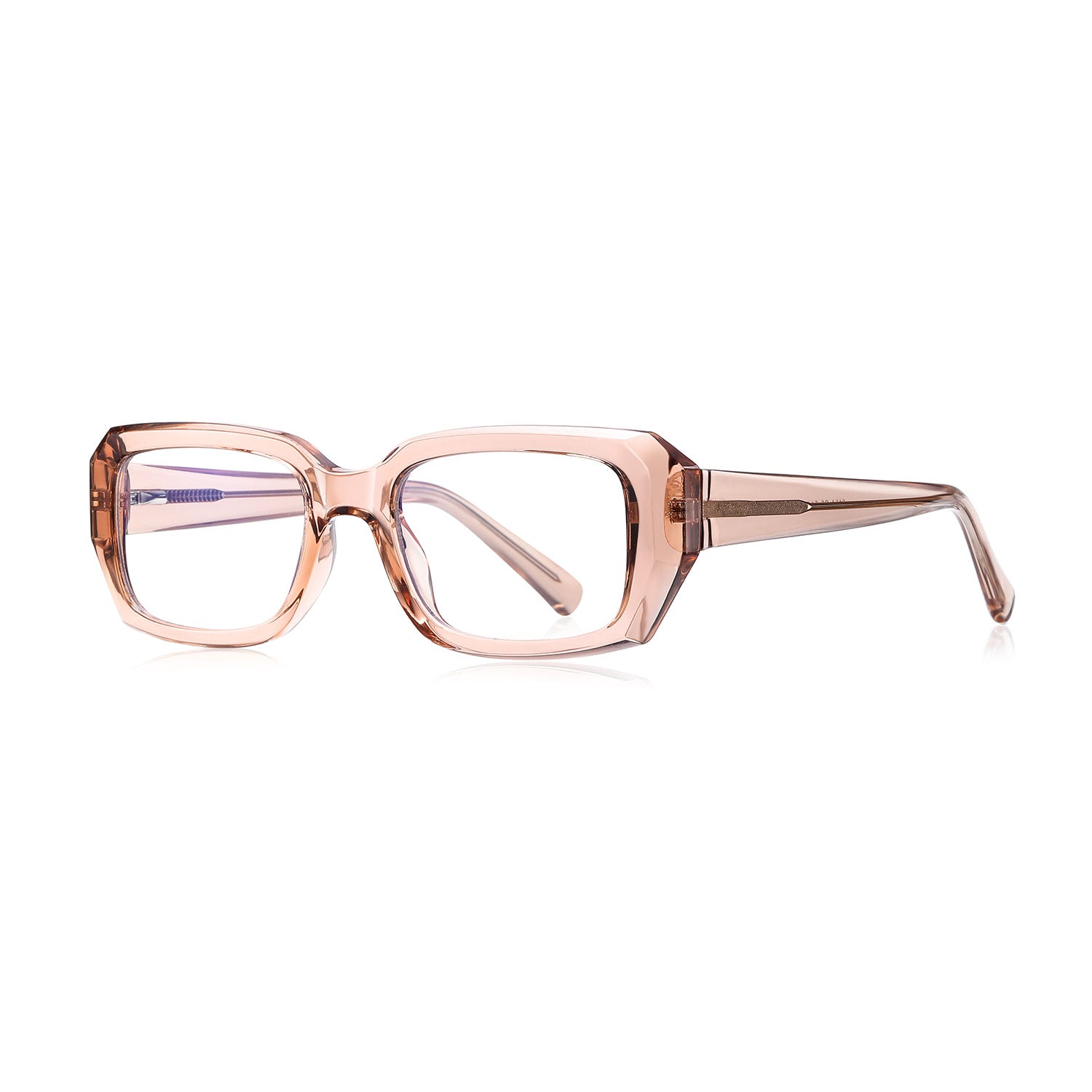 Become | Rectangle/Pink/TR90 - Eyeglasses | ELKLOOK