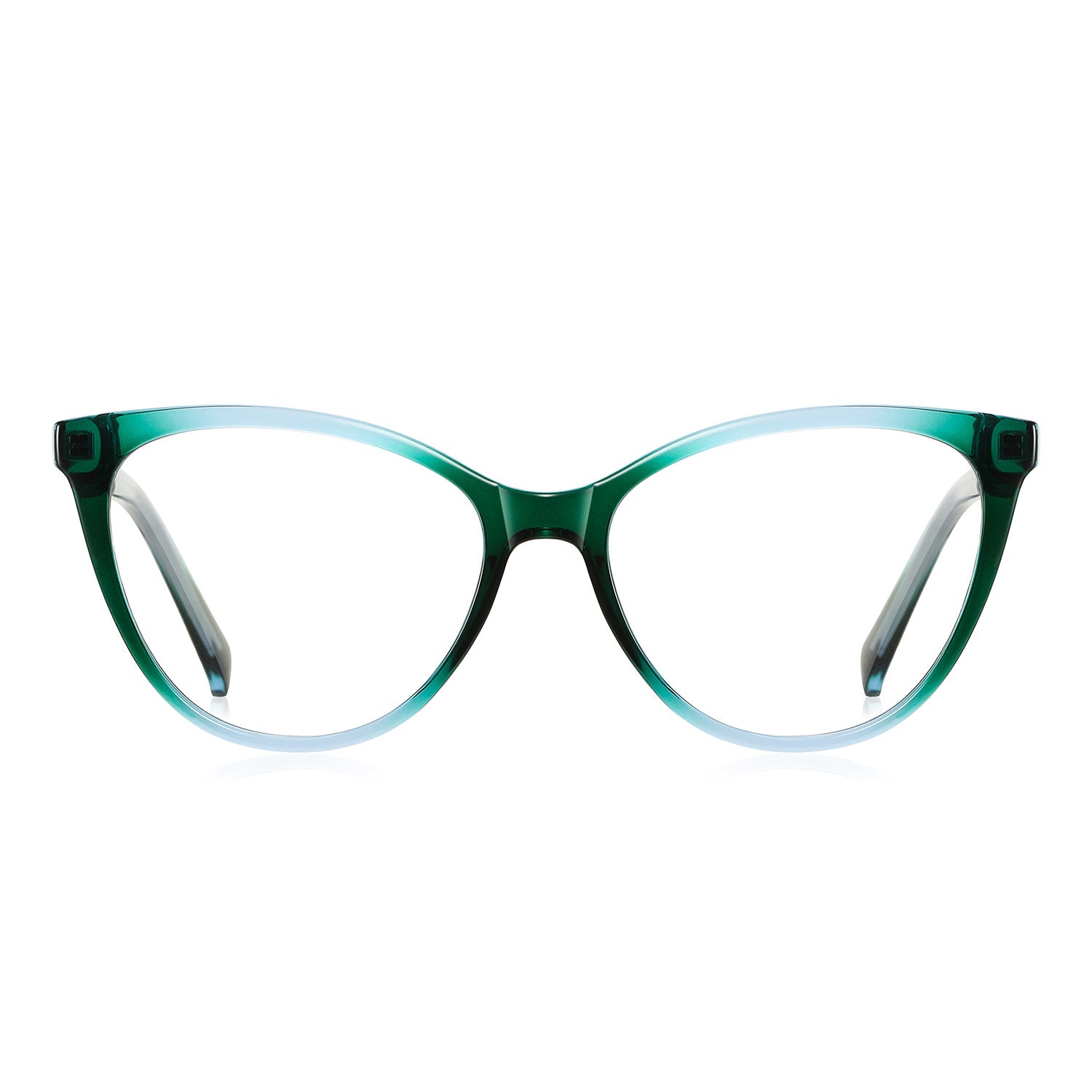 Bace | Square/Green/TR90 - Eyeglasses | ELKLOOK