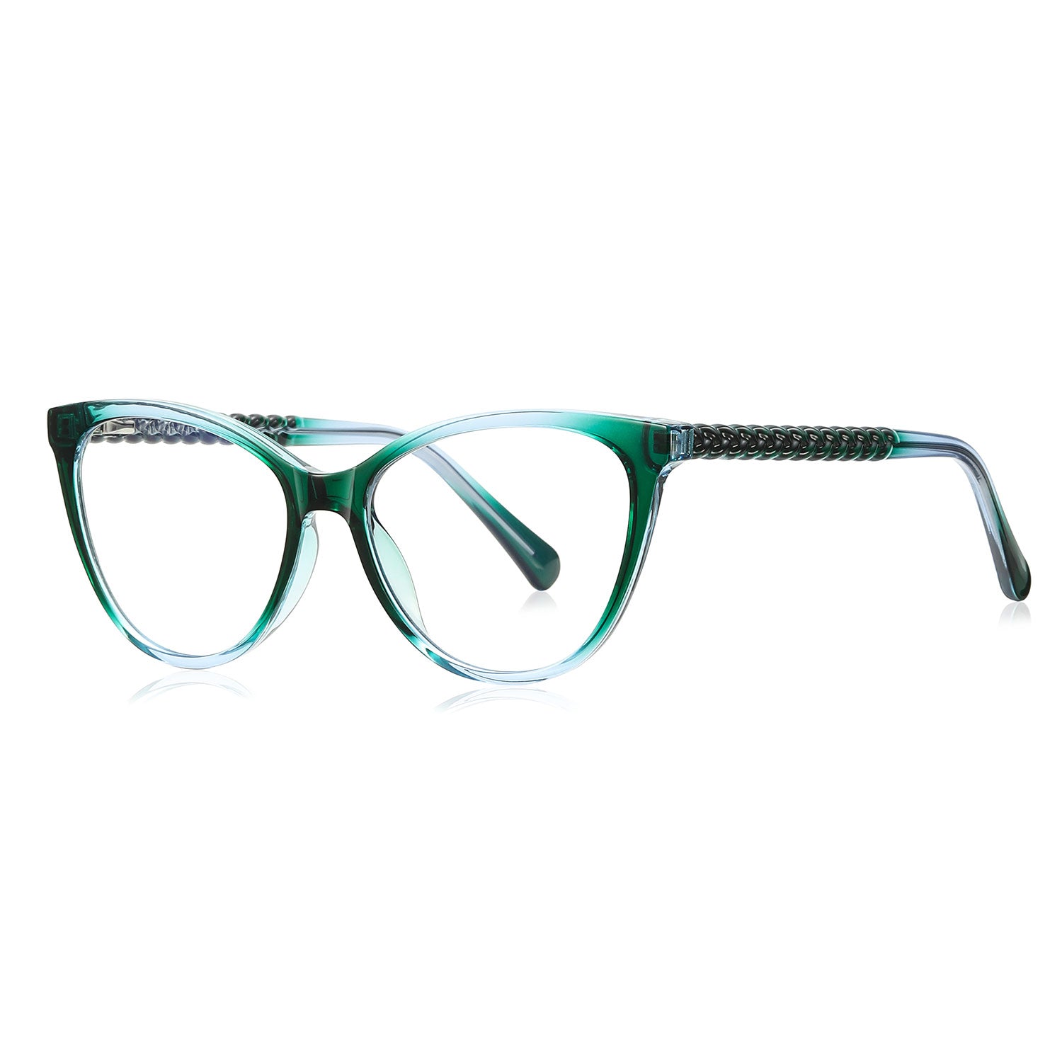 Bace | Square/Green/TR90 - Eyeglasses | ELKLOOK