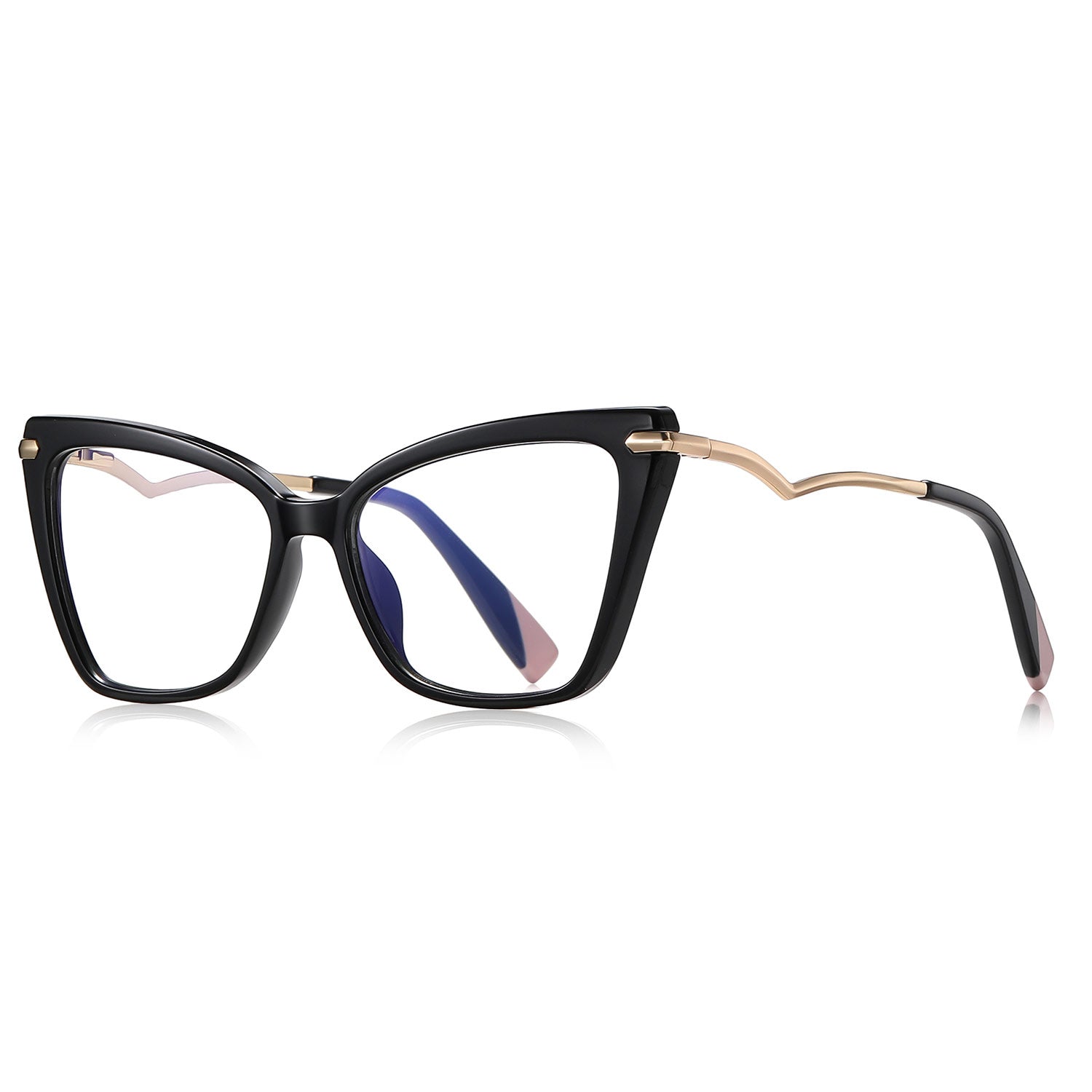 Bexe | Square/Black/TR90 - Eyeglasses | ELKLOOK