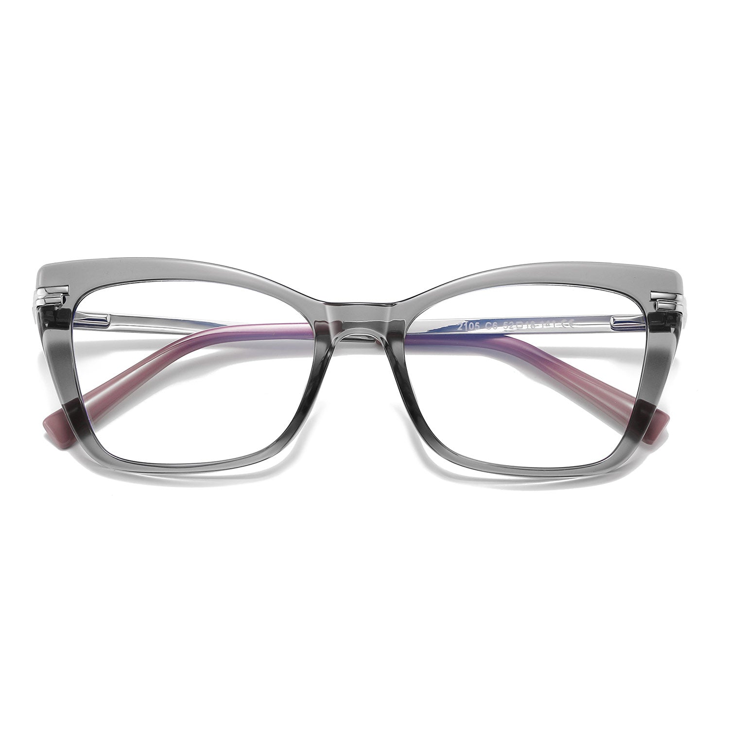 Btly | Square/Grey/TR90 - Eyeglasses | ELKLOOK