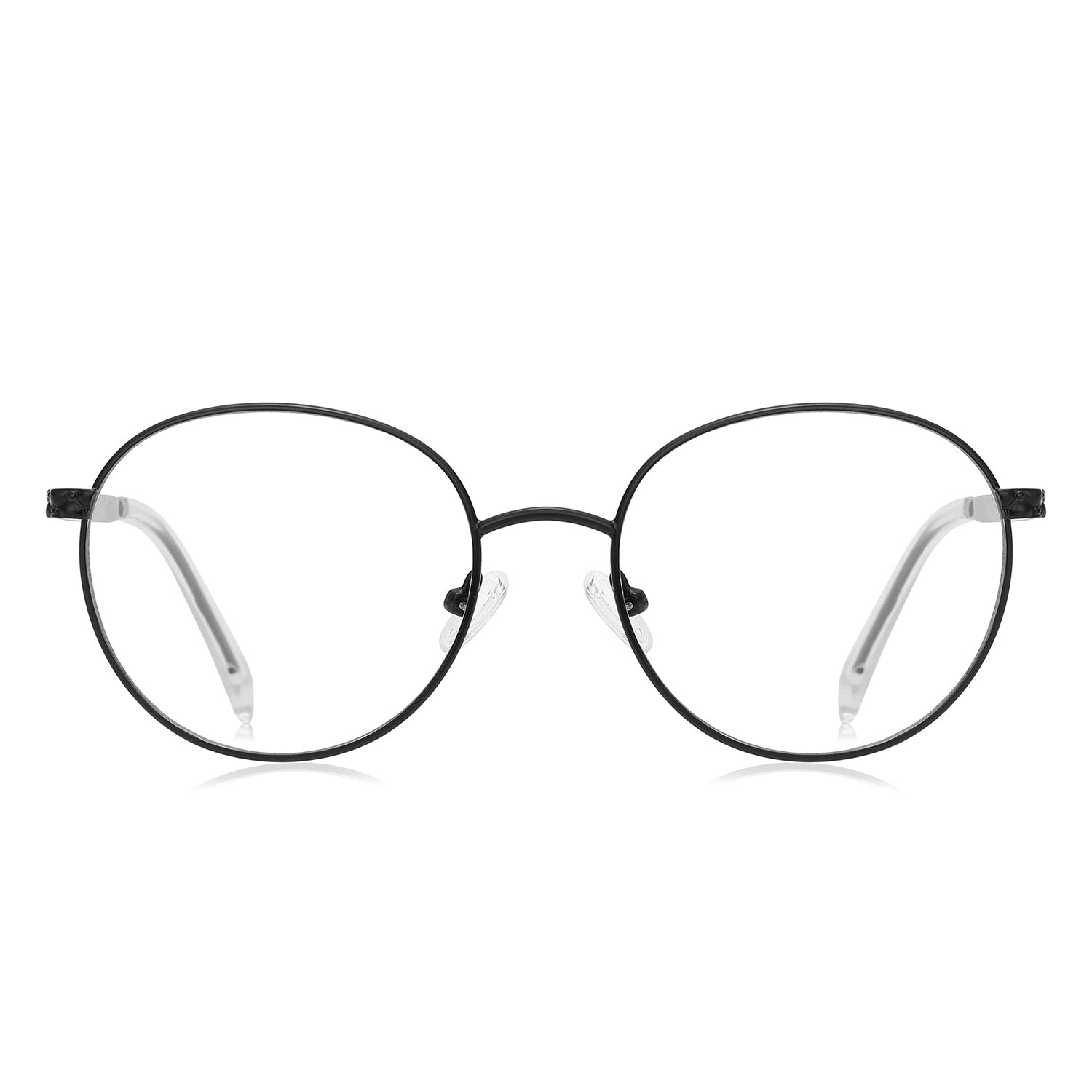 Dark | Round/Black/Metal - Eyeglasses | ELKLOOK