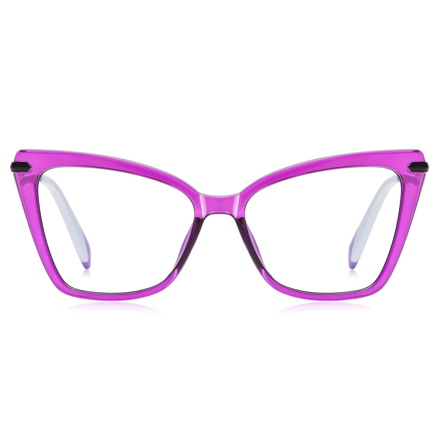 Bexe | Square/Purple/TR90 - Eyeglasses | ELKLOOK