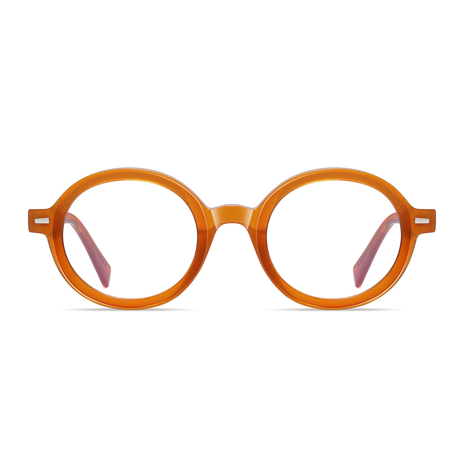Btul | Round/Orange/TR90 - Eyeglasses | ELKLOOK