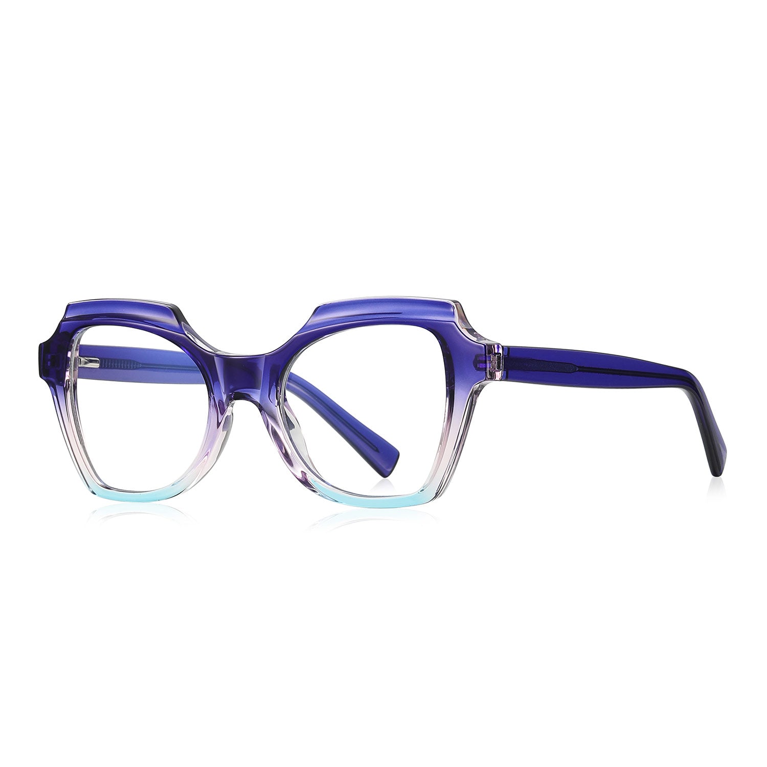 Bode | Rectangle/Purple/TR90 - Eyeglasses | ELKLOOK