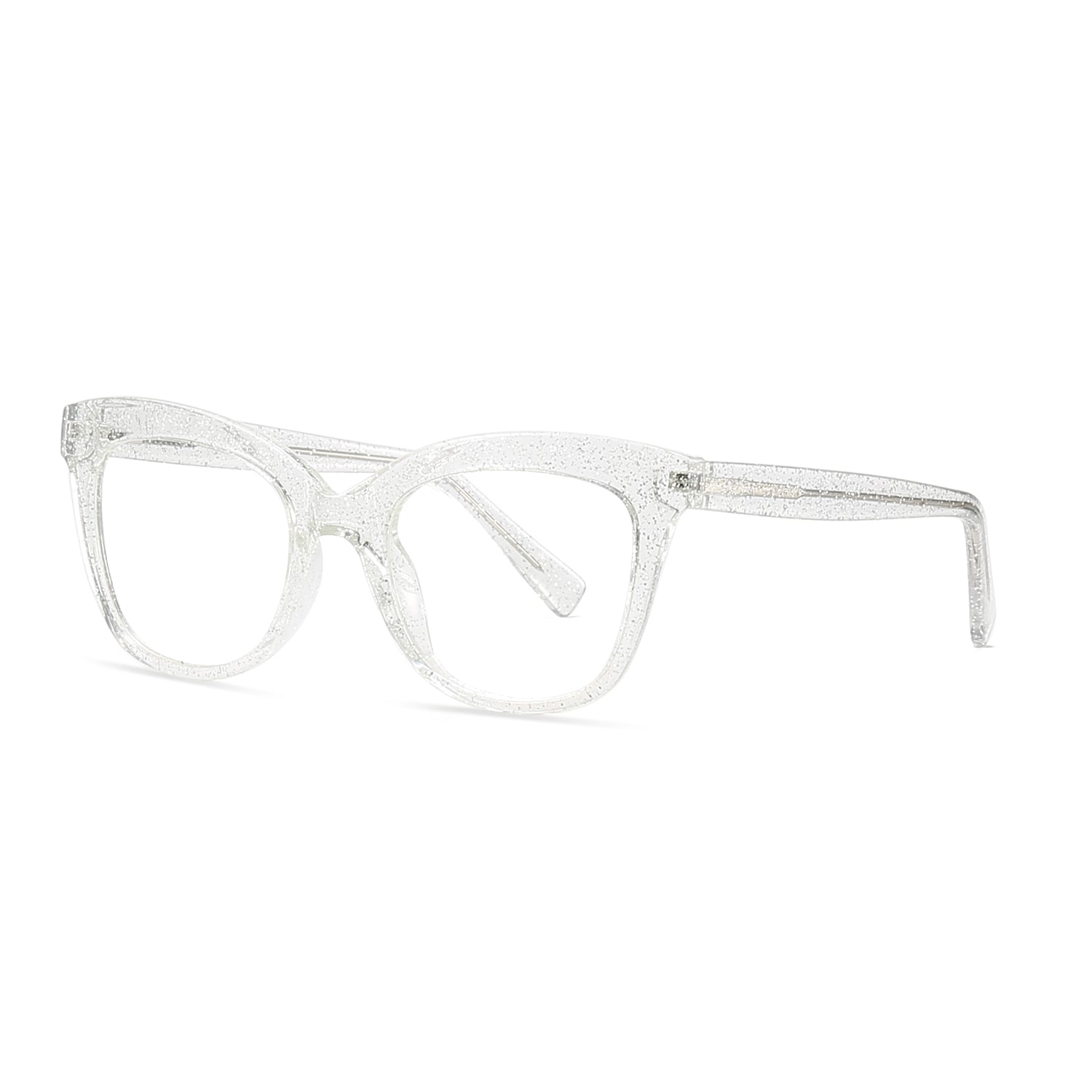 crystal frame eyeglasses