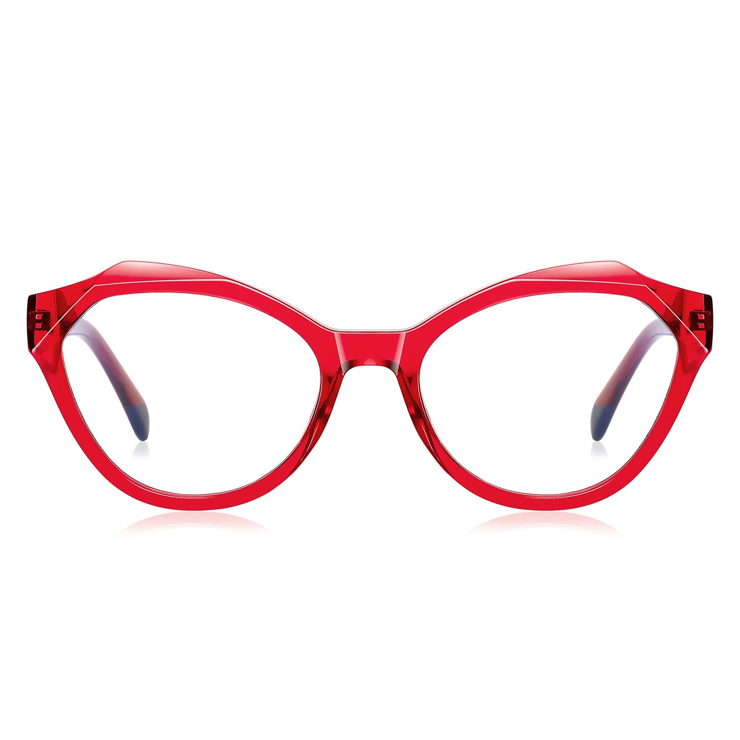 Bias | Cat Eye/Red/TR90 - Eyeglasses | ELKLOOK