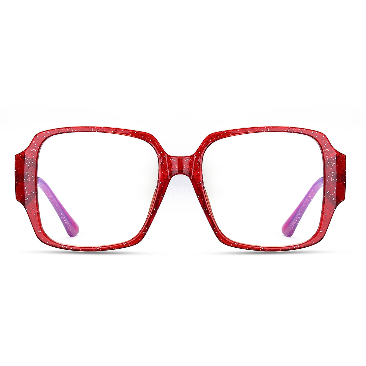 Brush | Rectangle/Red/TR90 - Eyeglasses | ELKLOOK