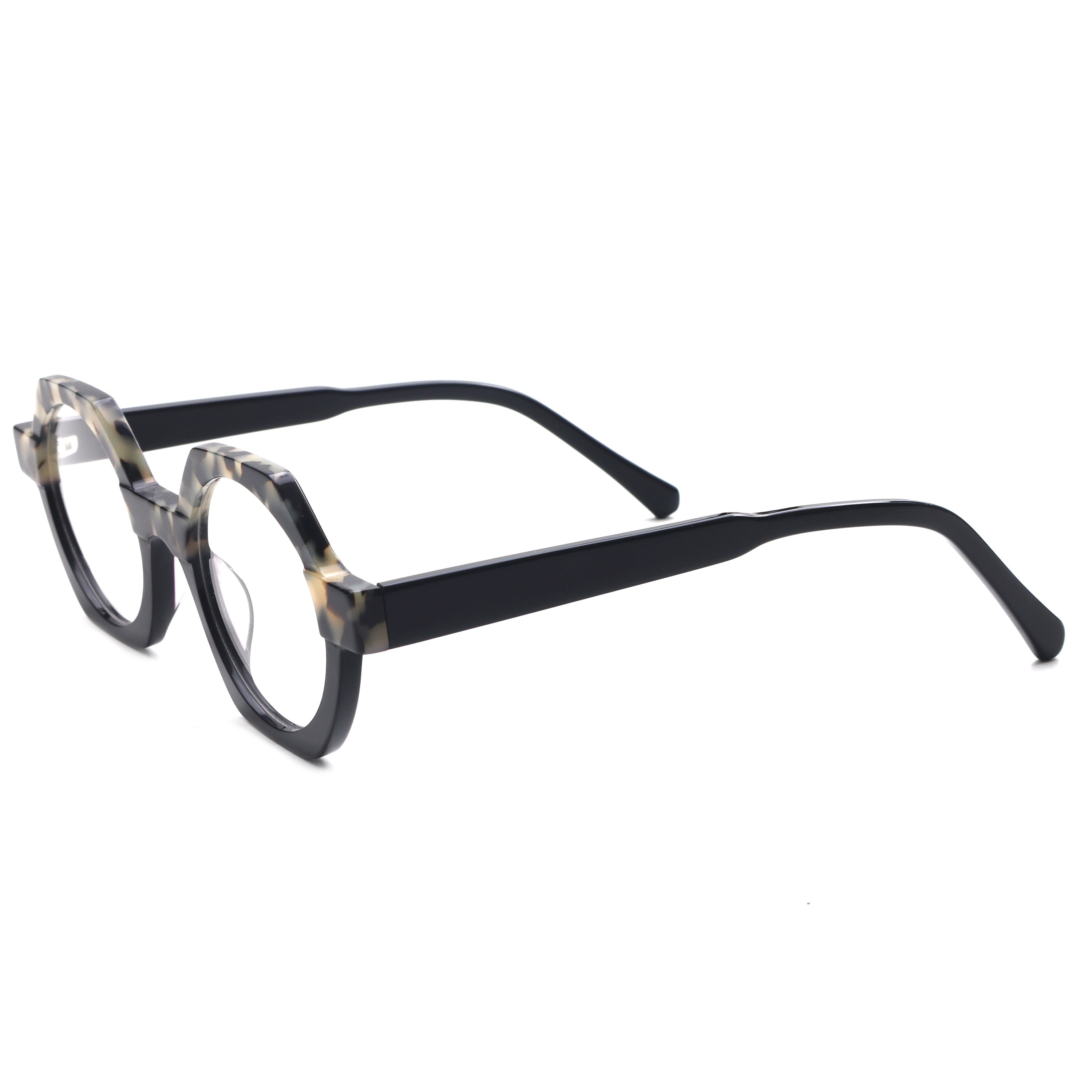 Babor | Round/Grey/Plastic - Eyeglasses | ELKLOOK