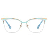 Blue Cat Eye Glasses