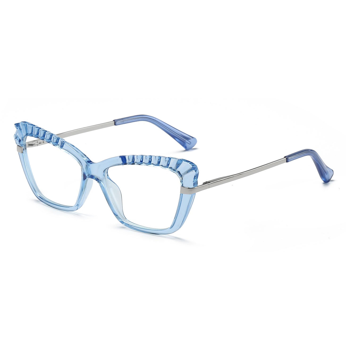 Bind | Oval\Blue\TR90 - Eyeglasses | ELKLOOK