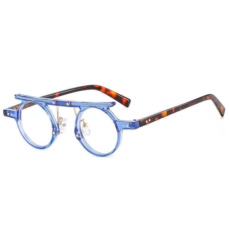 Babro | Round/Blue/TR90 - Eyeglasses | ELKLOOK