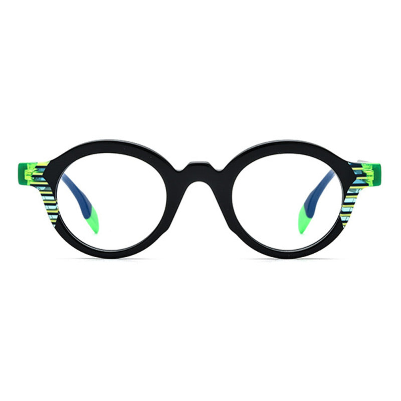 Borr | Round/Green/TR90 - Eyeglasses | ELKLOOK