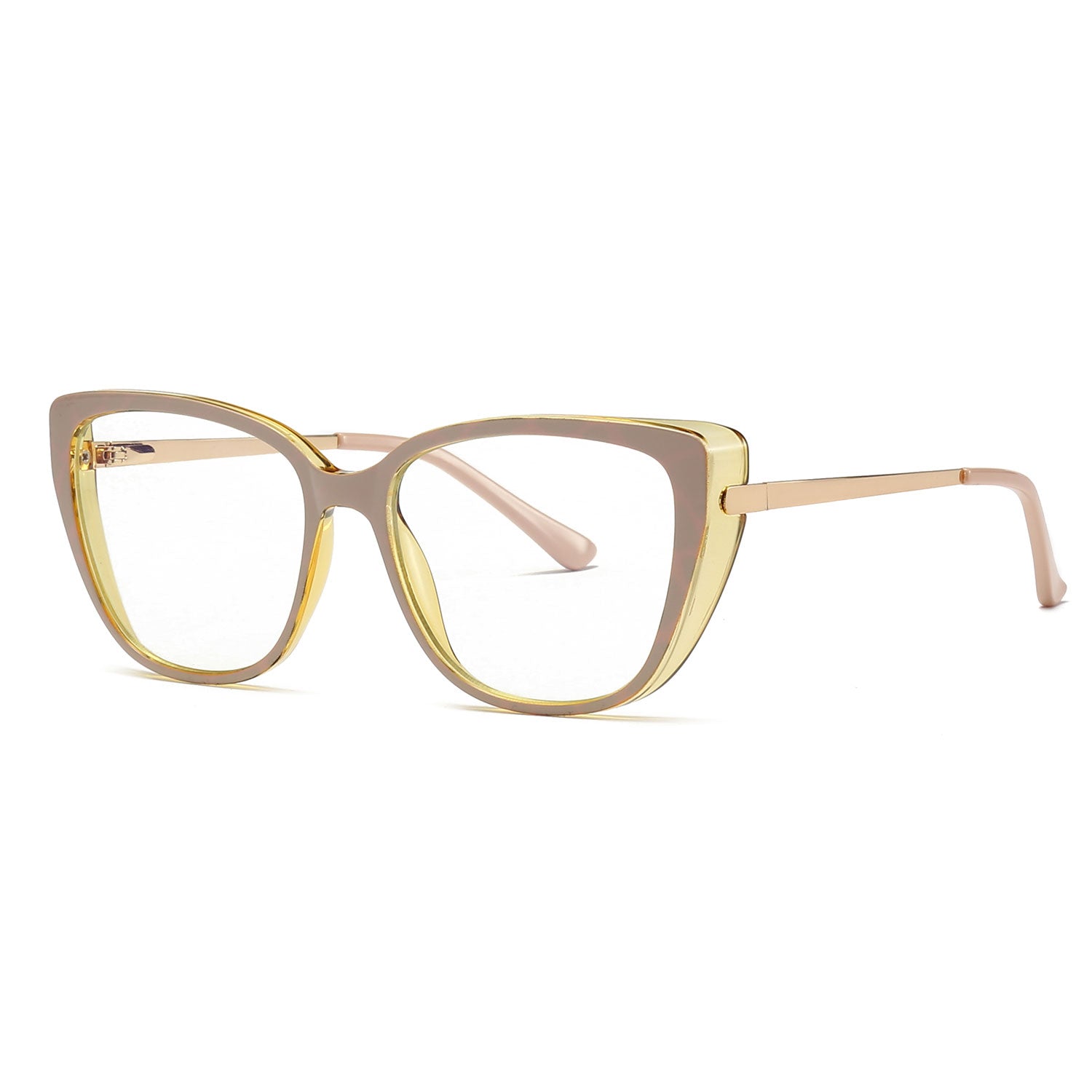 Bink-2 | Oval/Yellow/TR90 - Eyeglasses | ELKLOOK