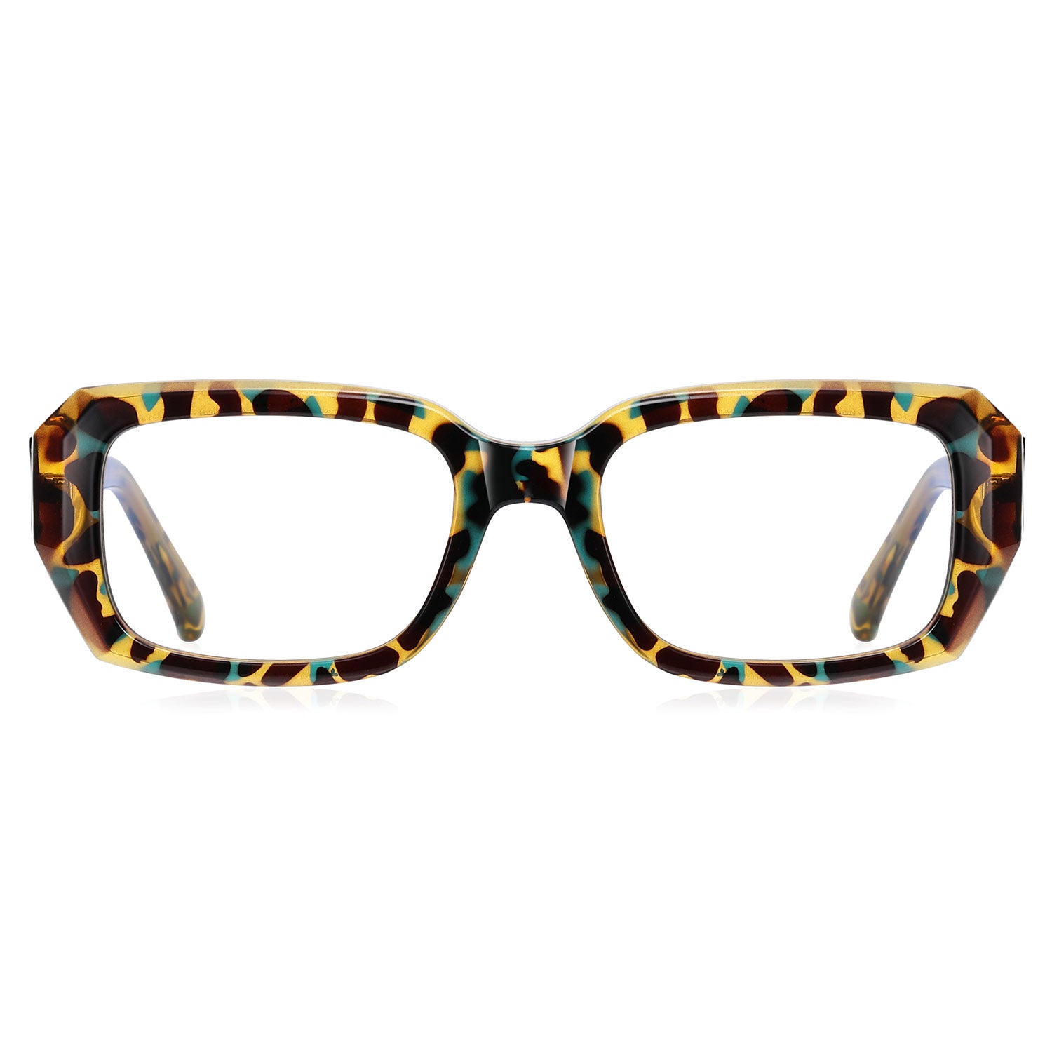 Become | Rectangle/Tortoise/TR90 - Eyeglasses | ELKLOOK