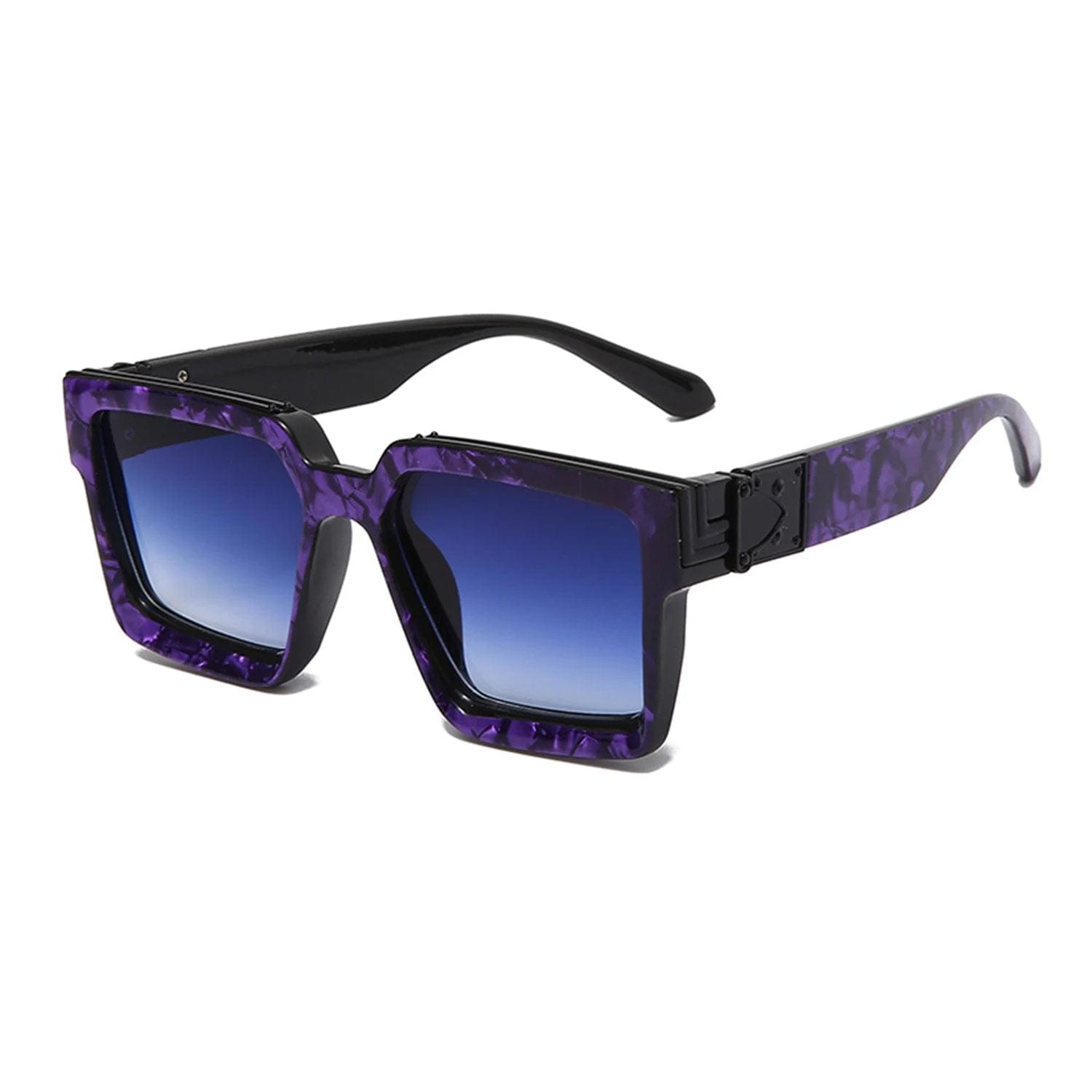 Square Tinted Full-Rim Sunglasses
