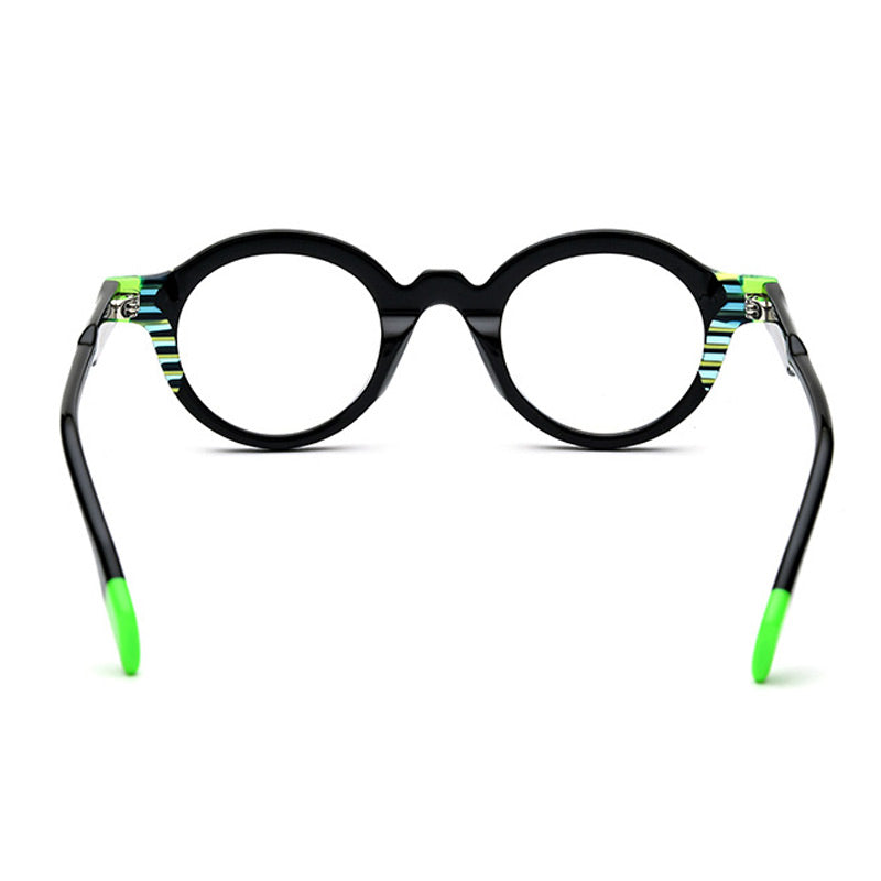 Borr | Round/Green/TR90 - Eyeglasses | ELKLOOK