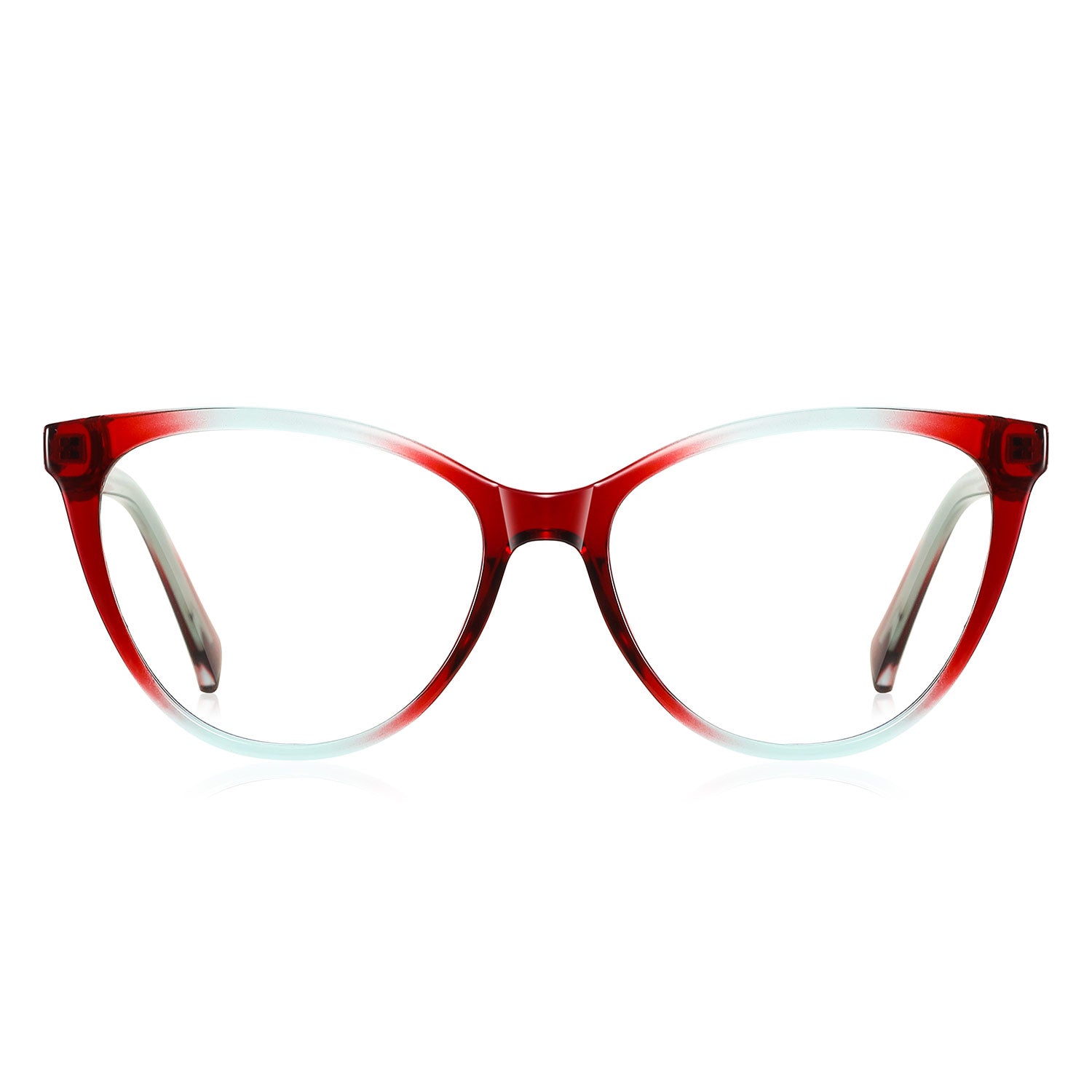 Bace | Square/Red/TR90 - Eyeglasses | ELKLOOK