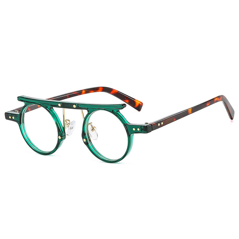 Babro | Round/Green/TR90 - Eyeglasses | ELKLOOK