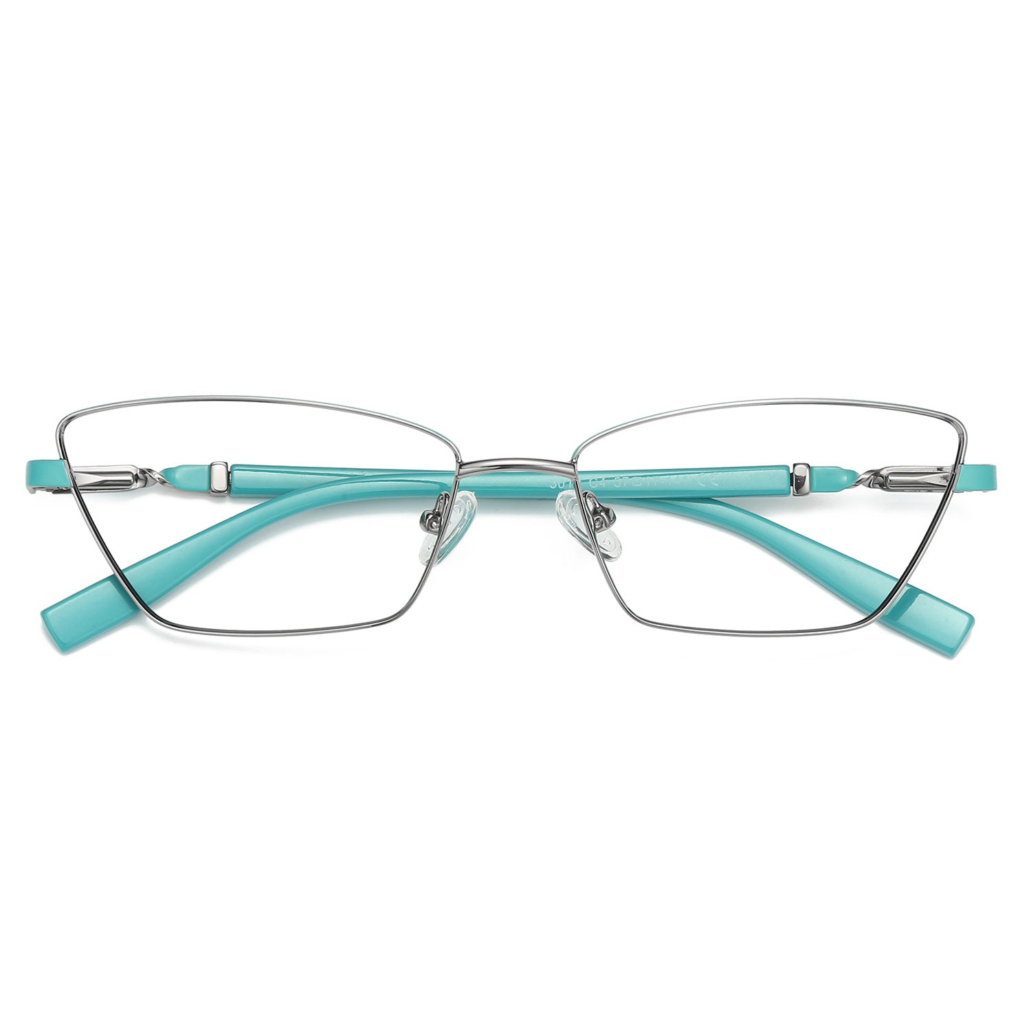 Baey | Square/Green/Metal - Eyeglasses | ELKLOOK